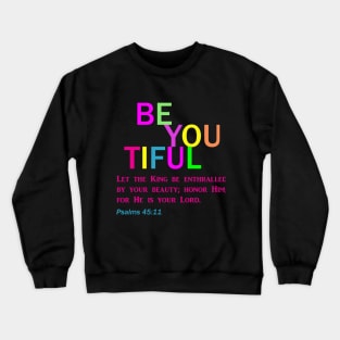 BeYouTiful Collection for Christian Women and Girls Crewneck Sweatshirt